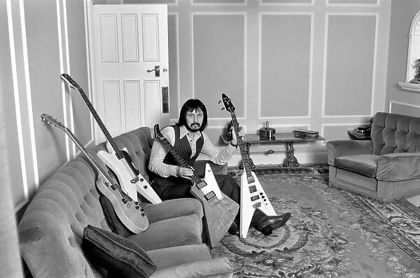 Musician  /  Music  /  Rock: John Entwhistle Bass Guitarist of the who pictured at his Ealing