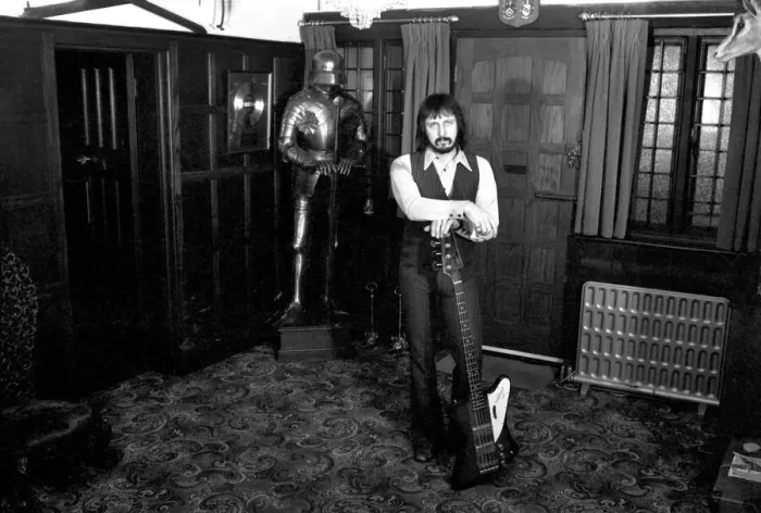 Framed Print : Musician / Music / Rock: John Entwhistle Bass Guitarist of the who pictured at his Ealing Framed Print : Musician / Music / Rock: John Entwhistle Bass Guitarist of the who pictured at his Ealing
