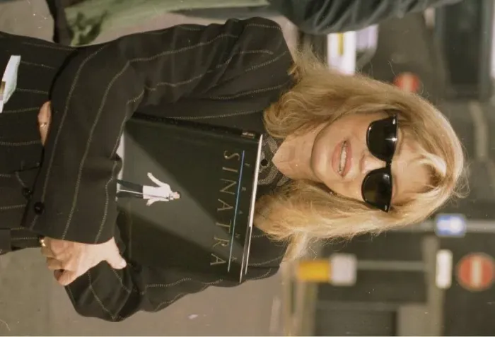 Framed Print : Nancy Sinatra Singer arriving at Heathrow from New York to promote her new book Frank Framed Print : Nancy Sinatra Singer arriving at Heathrow from New York to promote her new book Frank