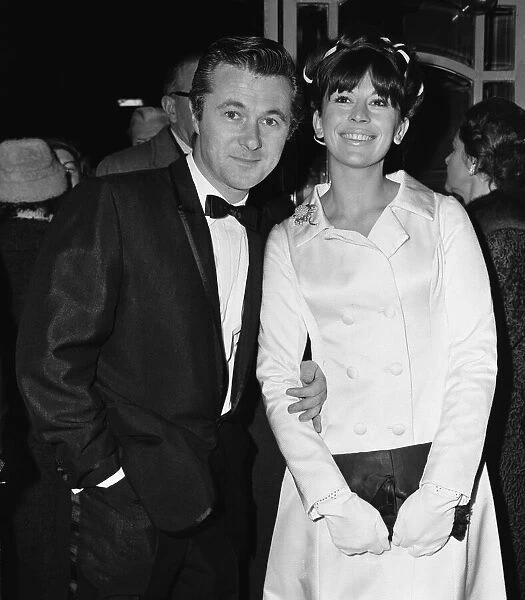 Nanette Newman with Bryan Forbes. 20th December 1965