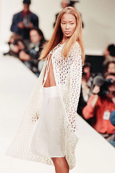 Naomi Campbell, London Fashion Week 1993, 17th October 1993
