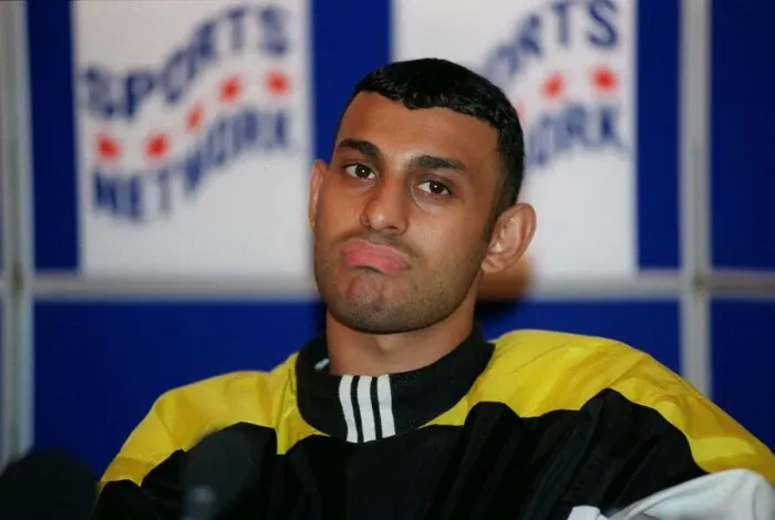 Framed Print : Naseem Hamed Boxing February 98 WBO Featherweight Champion of the world