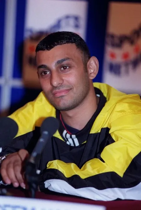 Framed Print : Naseen Hamed Boxing February 98 WBO Featherweight Champion of the world Framed Print : Naseen Hamed Boxing February 98 WBO Featherweight Champion of the world