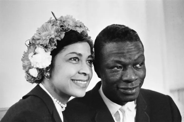 Framed Print : Nat King Cole, American singer, and pianist performing in London Framed Print : Nat King Cole, American singer, and pianist performing in London