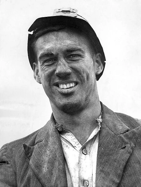 Nat Lofthouse Bolton Wanderers. Photographed in 1946 when he was a miner at Mosley Common