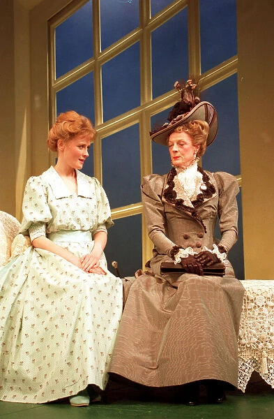 Natasha Little and Maggie Smith as Lady Bracknell in The Importance of Being Earnest by