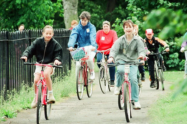 National Bike Week, 18th June 1994. Members of the public
