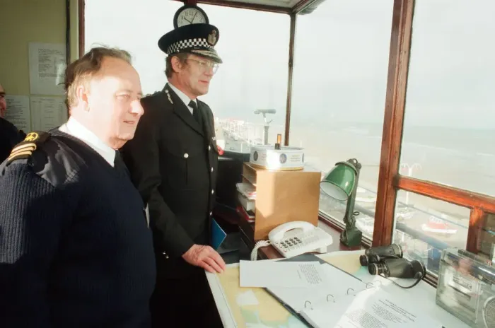 Framed Print : The National Coastwatch Institute Area Controller for the North East Framed Print : The National Coastwatch Institute Area Controller for the North East