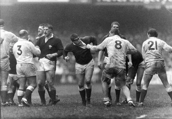 Five Nations Championship Wales v England Cardiff Arms Park 18th March 1989 England no 8