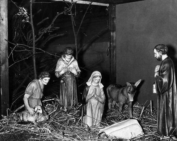 Nativity Scene, Published Cardiff Echo, 24th December 1959