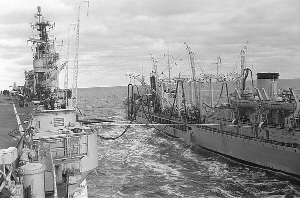 NATO Exercise 1965 HMS Ark Royal Aircraft Carrier March 1965 The Royal Navy