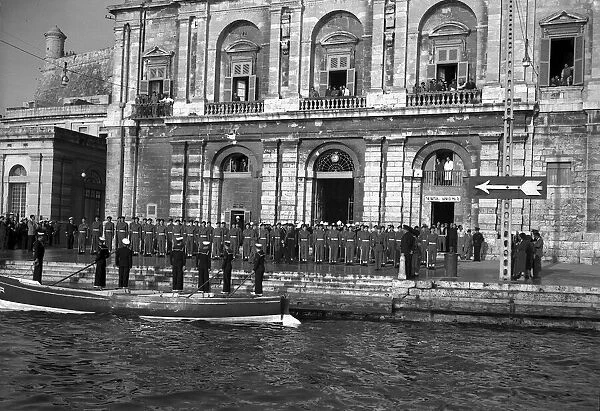 Navy in Malta 1954 Lord Louis Mountbatten takes up post as First Lord of the Admiralty