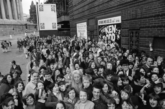 Framed Print : Nearly 1000 children were auditioned for the Ken Dodd Diddymen at the Royal Court Theatre