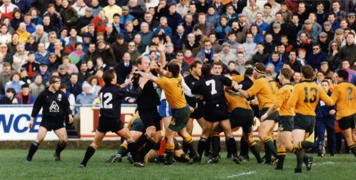 Framed Print : Neath 8-16 Australia, 1992 Australia rugby union tour of Europe Framed Print : Neath 8-16 Australia, 1992 Australia rugby union tour of Europe