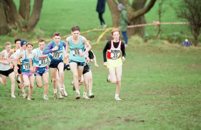 Framed Print : NECa Annual mens and womens cross country championships at Acklam Grange School, Acklam