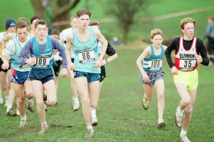 Framed Print : NECa Annual mens and womens cross country championships at Acklam Grange School, Acklam Framed Print : NECa Annual mens and womens cross country championships at Acklam Grange School, Acklam