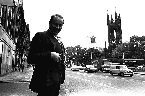 Ned Sherrin, a film and TV producer, who flew into Newcastle on June 16, 1971