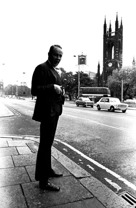 Framed Print : Ned Sherrin, a film and TV producer, who flew into Newcastle on June 16, 1971 Framed Print : Ned Sherrin, a film and TV producer, who flew into Newcastle on June 16, 1971