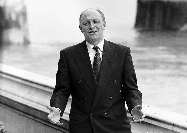 Neil Kinnock MP Former Labour Party Leader outside the House Of Commons during the 1992