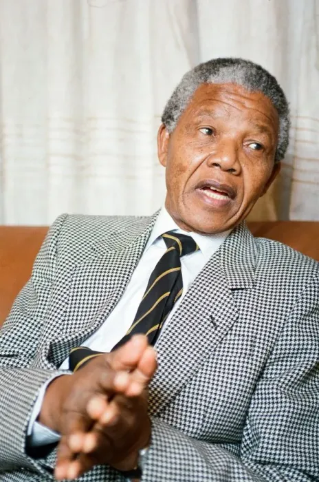 Framed Print : Nelson Mandela leader of the African National Congress (ANC