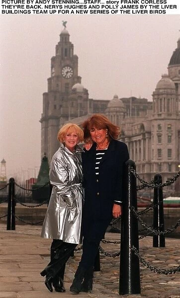 Nerys Hughes Actress with Polly James Actress who will be staring together again in a new
