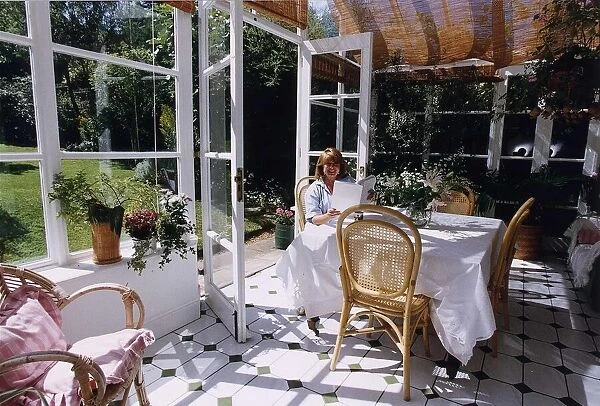 Nerys Hughes Actress at her Putney home