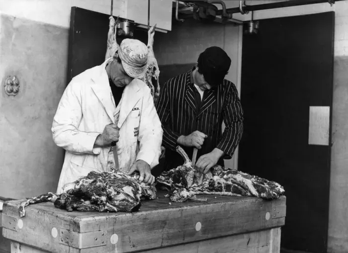 Framed Print : New abattoir supplying Teesside with fresh meat, Marton, Middlesbrough, 8th March 1967 Framed Print : New abattoir supplying Teesside with fresh meat, Marton, Middlesbrough, 8th March 1967