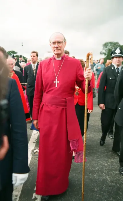 Framed Print : The new Bishop of Durham, Rev. Michael Turnbull at Croft, near Darlington