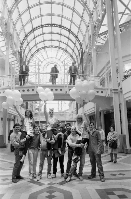 Framed Print : New Boots store opening at Clayton Square Shopping Centre, Liverpool 9th November 1988 Framed Print : New Boots store opening at Clayton Square Shopping Centre, Liverpool 9th November 1988