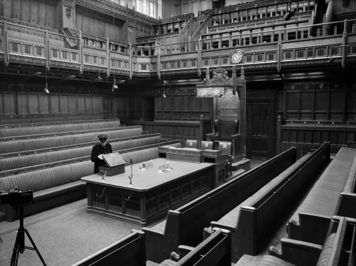 Framed Print : The new Chamber of the House of Commons, which will be opened on the 26th October Framed Print : The new Chamber of the House of Commons, which will be opened on the 26th October