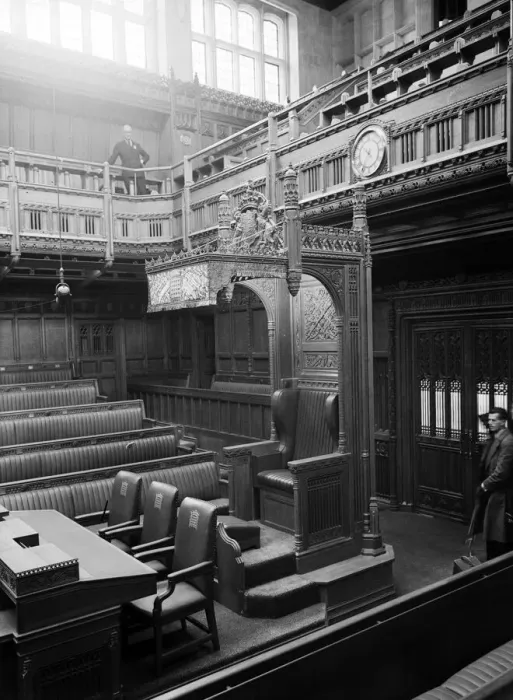 Framed Print : The new Chamber of the House of Commons, which will be opened on the 26th October
