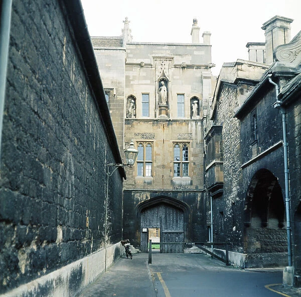 New College, Oxford University, Oxfordshire. January 1972