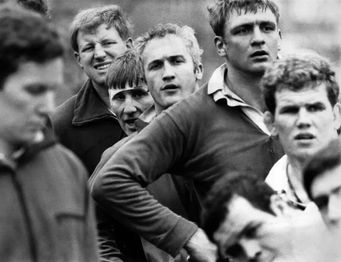 Framed Print : New England skipper, Budge Rogers at the final training session today Framed Print : New England skipper, Budge Rogers at the final training session today