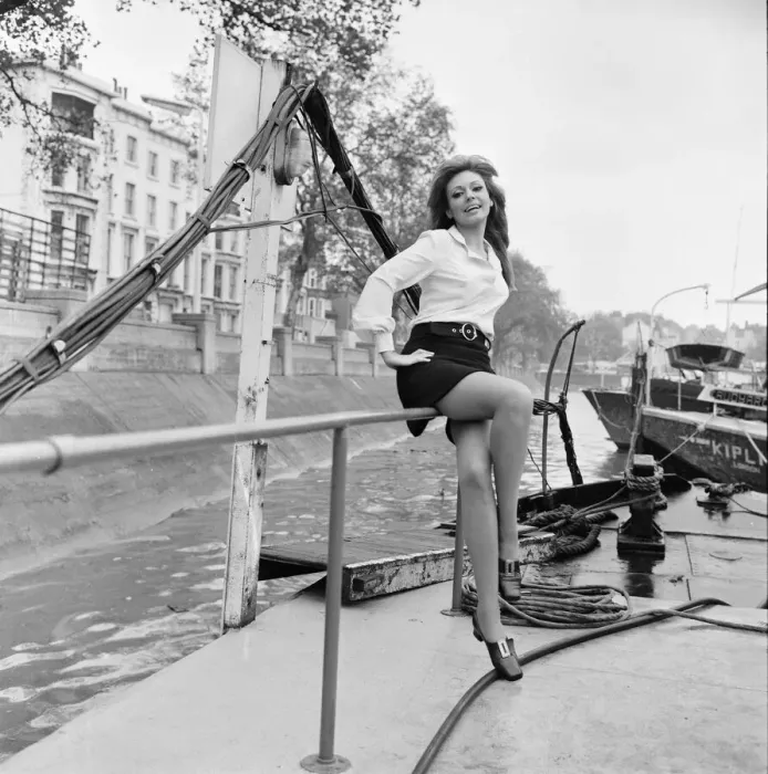 Framed Print : New film Crossplot, being filmed on location at Chelsea Reach, by the River Thames Framed Print : New film Crossplot, being filmed on location at Chelsea Reach, by the River Thames