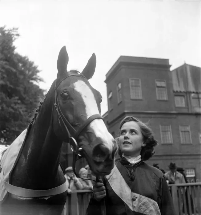 Framed Print : New Market Town Plate for Woman riders. Woman jockeys in their silks Framed Print : New Market Town Plate for Woman riders. Woman jockeys in their silks