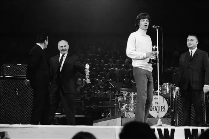 Framed Print : New Musical Express Poll Winners pop concert at Empire Pool Wembley, 1965