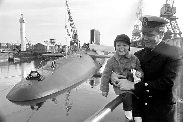 The new Polaris submarine HMS Revenge was commissioned at Cammell Laird