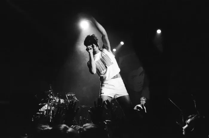 Framed Print : New pop sensation Wham! pictured in concert in Aberdeen, Scotland