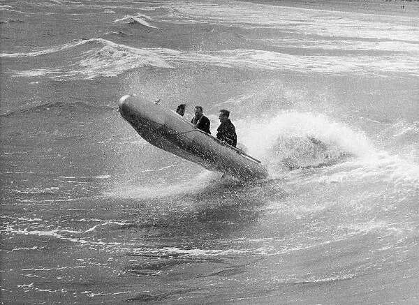 A new rescue craft was tested at Littlehampton, Sussex, Wednesday 17th April, 1963
