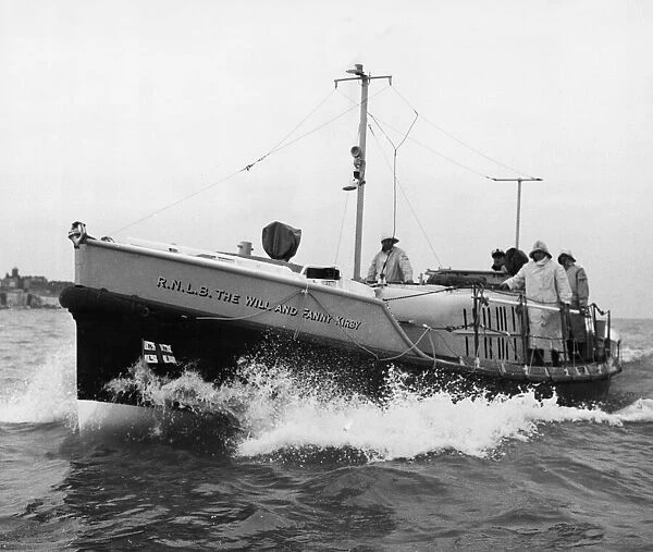 The new self-righting lifeboat The Will and Fanny Kirby