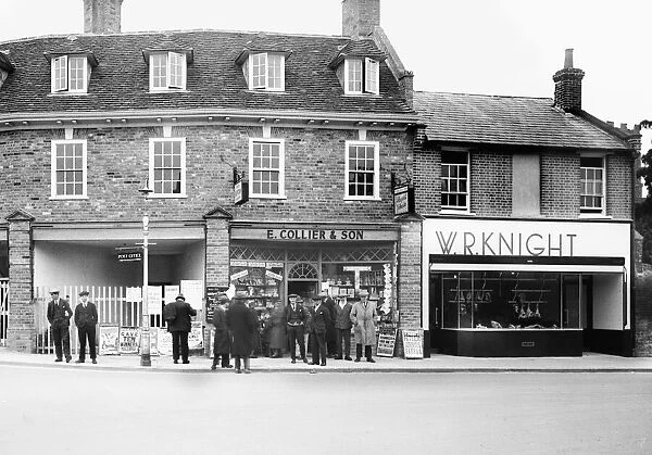 New shops on the corner of High Street Chalfont St Peters Circa 1935