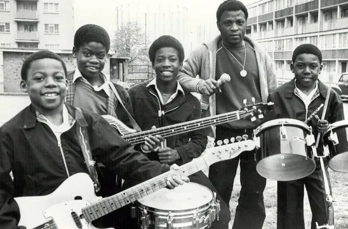 Framed Print : A new sound on the Birmingham skyline, a junior group Musical Youth Framed Print : A new sound on the Birmingham skyline, a junior group Musical Youth