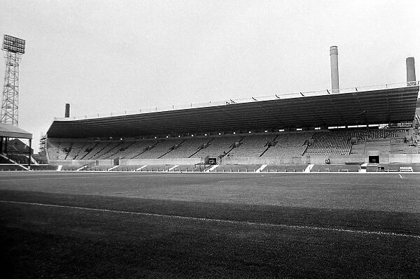 New stand at Manchester Uniteds football ground, Old Trafford. August 1965