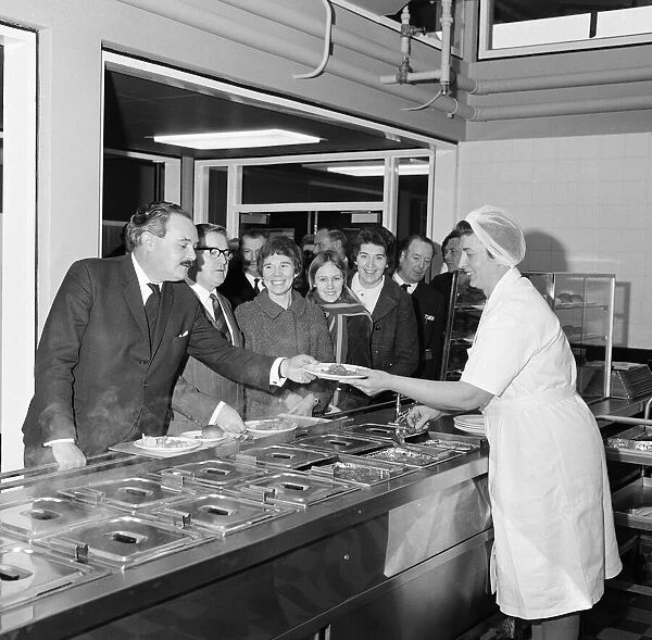 A new style cafeteria opens at ICI WIlton. 1971