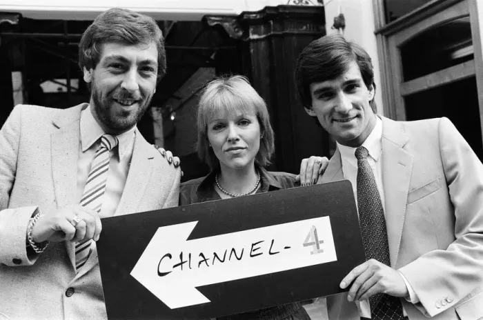 Framed Print : The new television channel, Channel 4, has announced names of the presenters involved