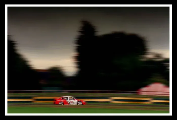 Framed Print : NEW VAUXHALL GSI CAR RED AND WHITE RACING JULY 1999 FOR ROAD RECORD