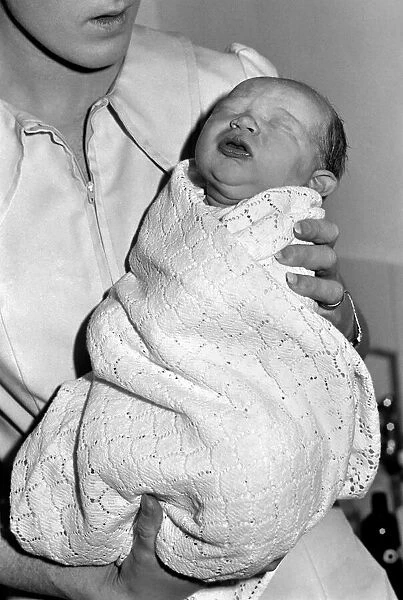 New Year babies at St. Teresas Wimbledon. A new baby boy for Maureen