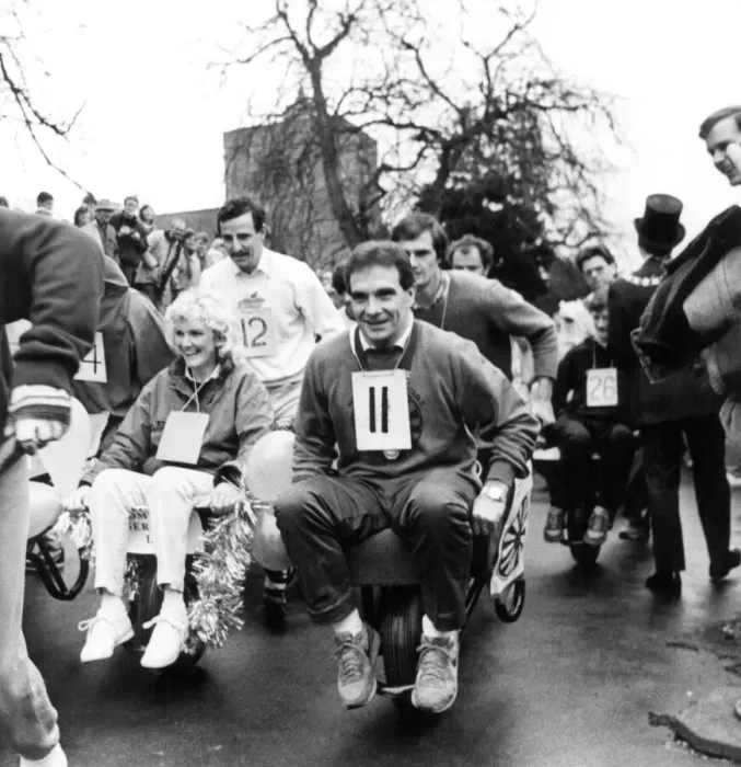 Framed Print : The New Years Day Blackbird Inn wheelbarrow race for charity in Ponteland Framed Print : The New Years Day Blackbird Inn wheelbarrow race for charity in Ponteland