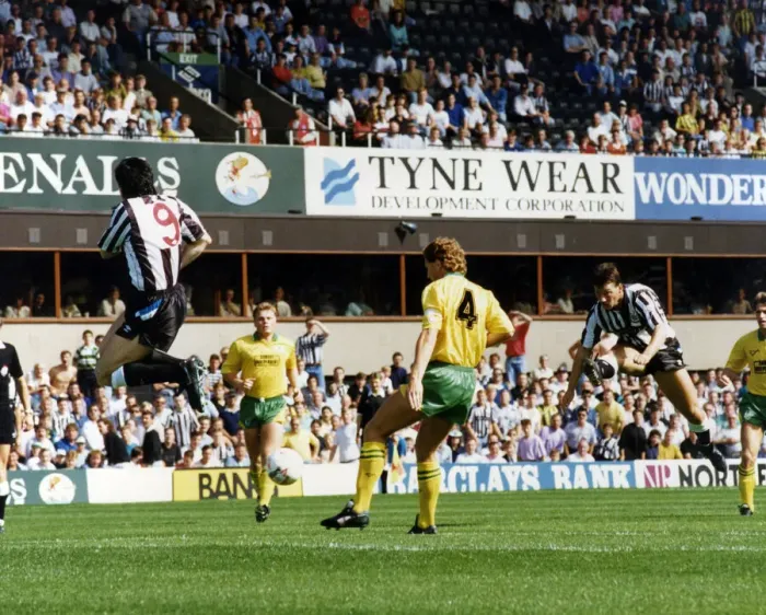 Framed Print : Newcastle 2-0 Plymouth, Division Two league match at St James Park Framed Print : Newcastle 2-0 Plymouth, Division Two league match at St James Park