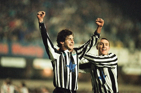 Newcastle 2 -2 Bournemouth, FA Cup match held at St James Park. 22nd January 1992